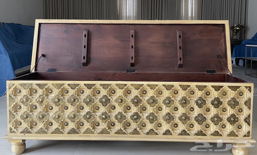 طاولة خشب ثقيل مزخرف شغل هندي64499479206403111