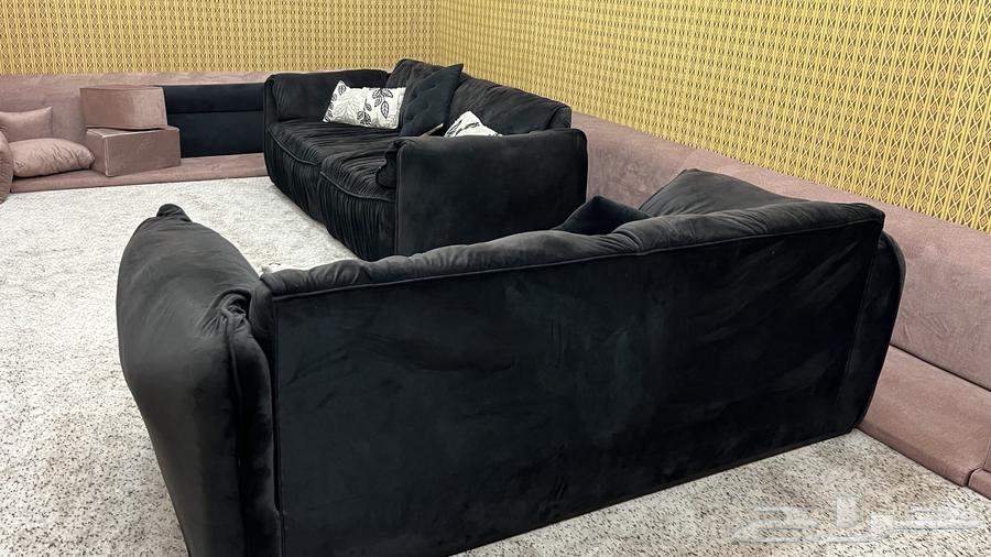 كنب قطعتين مستخدم نظيف64502597773697113