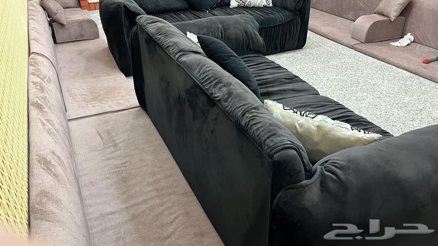 كنب قطعتين مستخدم نظيف64502597773697111