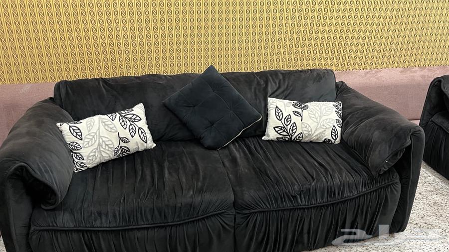 كنب قطعتين مستخدم نظيف64502597773697110