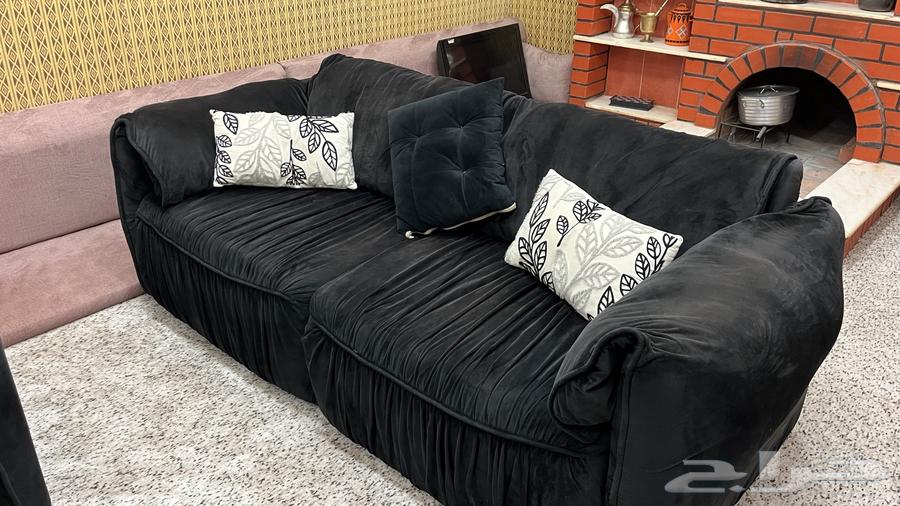 كنب قطعتين مستخدم نظيف64502597773697112