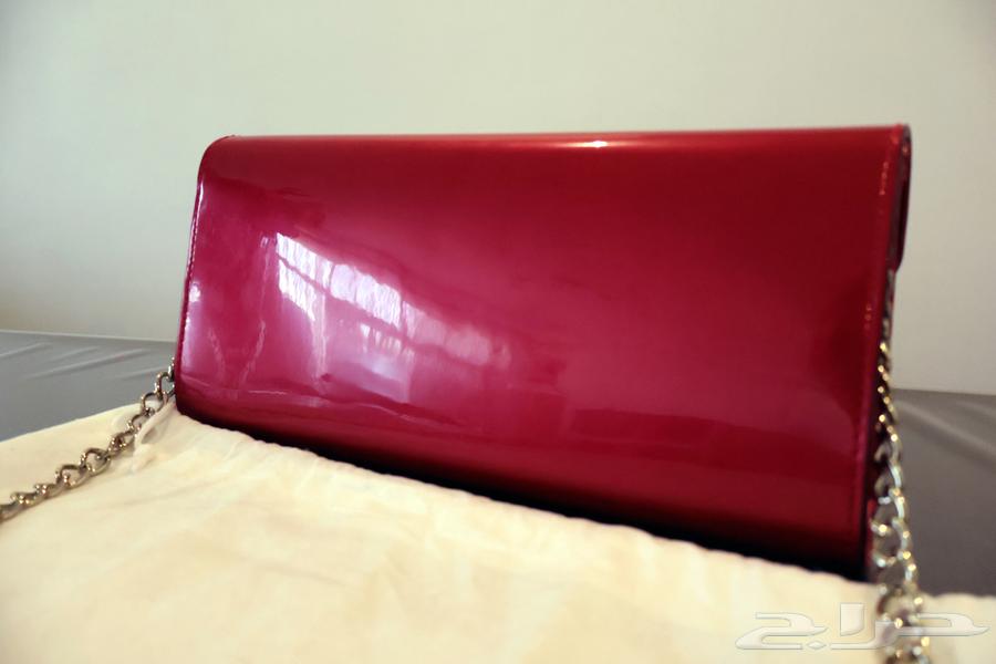 Guess Korry Patent Crossbody Clutch Bagشنطة64497827667075113