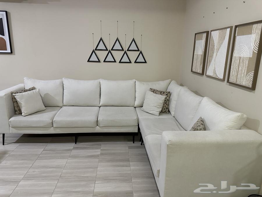 كنب زاوية حرف L ل 6 اشخاص64499786828289110