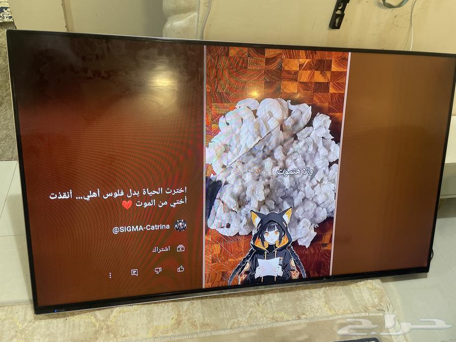 بلازما 65 بوصه نظيف بدون ريموت عاديه ماركة TlT64496078161153110