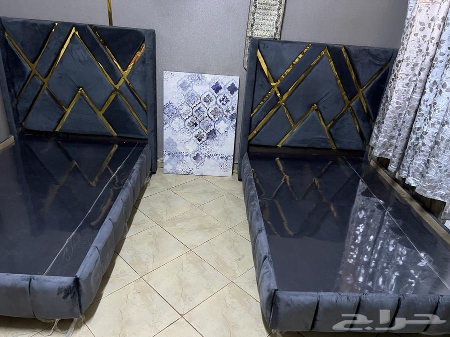 اثنين سرير نفر ونص جديد لم يستعمل سبب البيع صغر المساحة64498910000385113