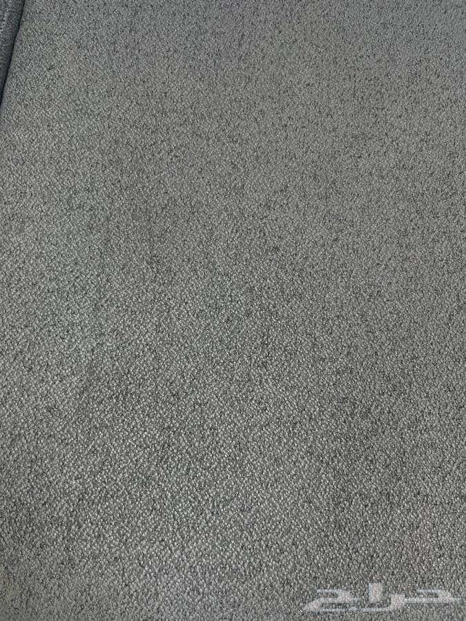 كنب صالة حرف اليو اللون رصاصي64495569954689113