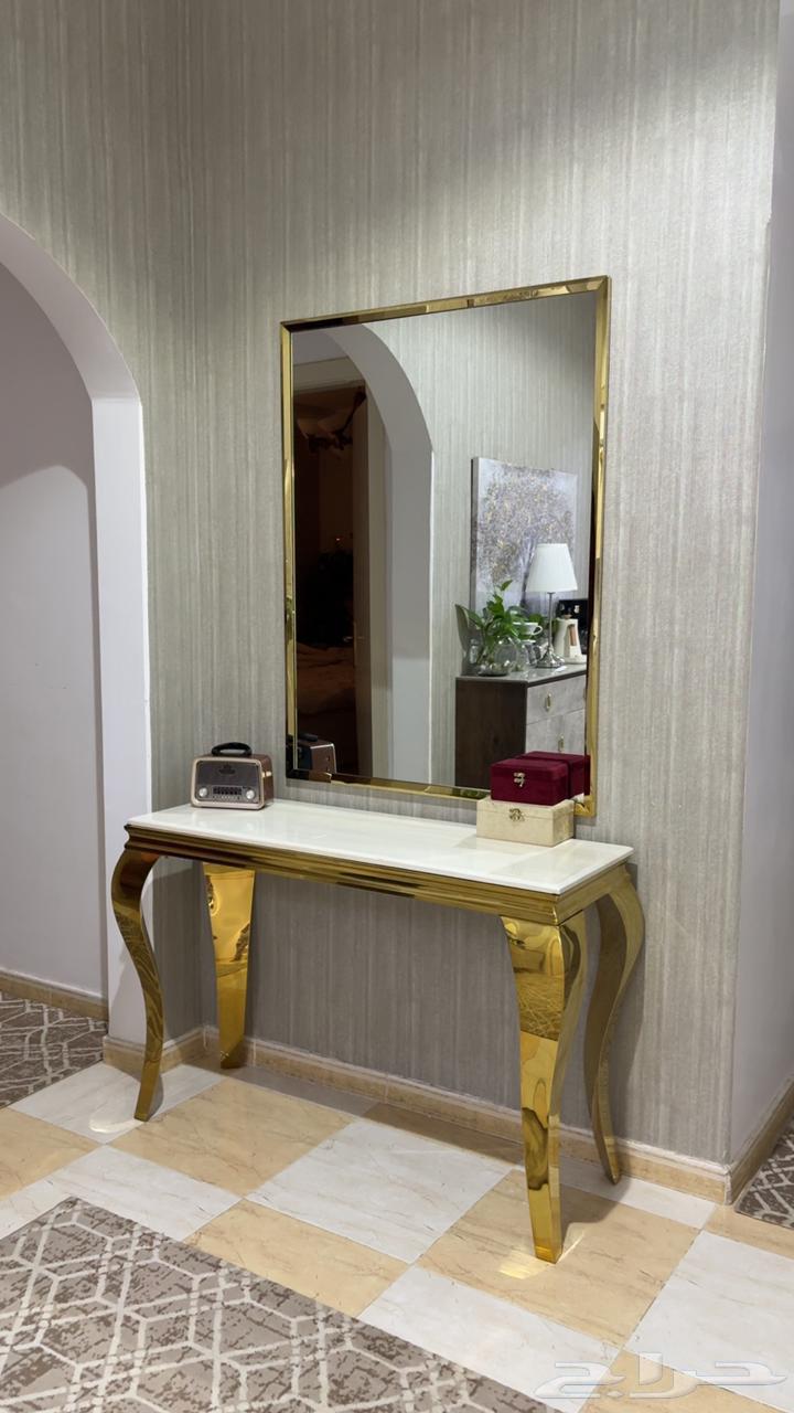 Coffee table and reception table with mirrors64495652065537111