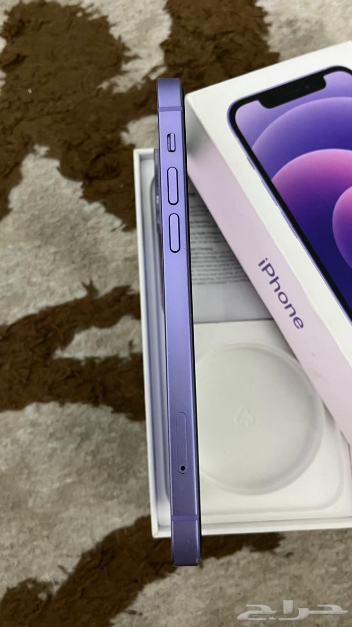 آيفون 12   128 قيقا   لون أرجواني   بطارية 86 مع بكج كامل64495214083329111