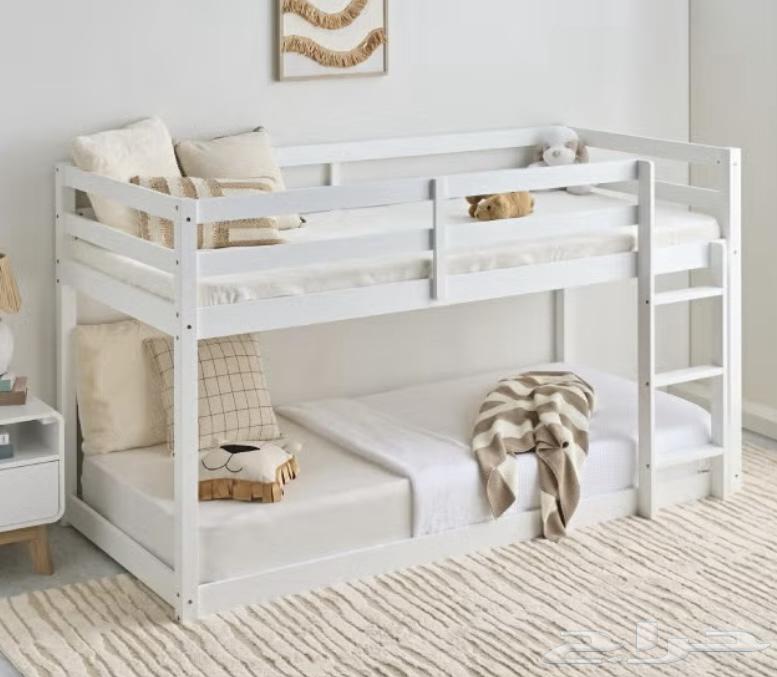 سرير أطفال طابقين جددديد من هوم بوكس64497290039299110