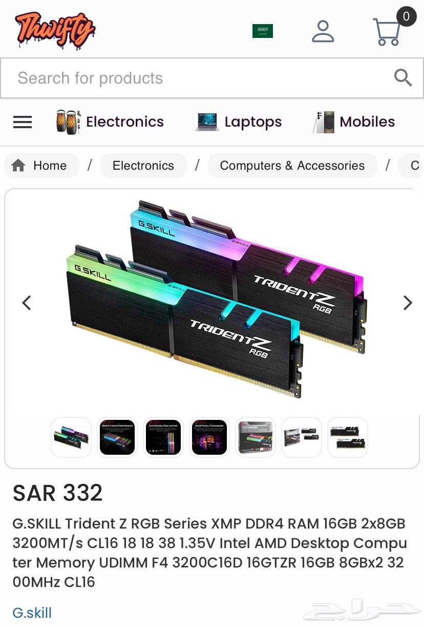 G.Skill RAM 3200 DDR4 16GB64495830699905110