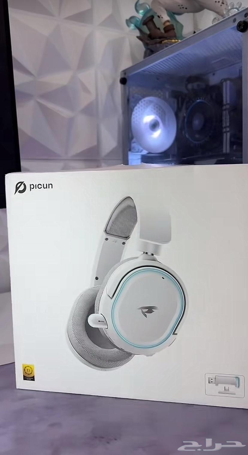 سماعة Picun G2 لون أبيض (جديدة ماتم فتحها تماما)64499745013634110