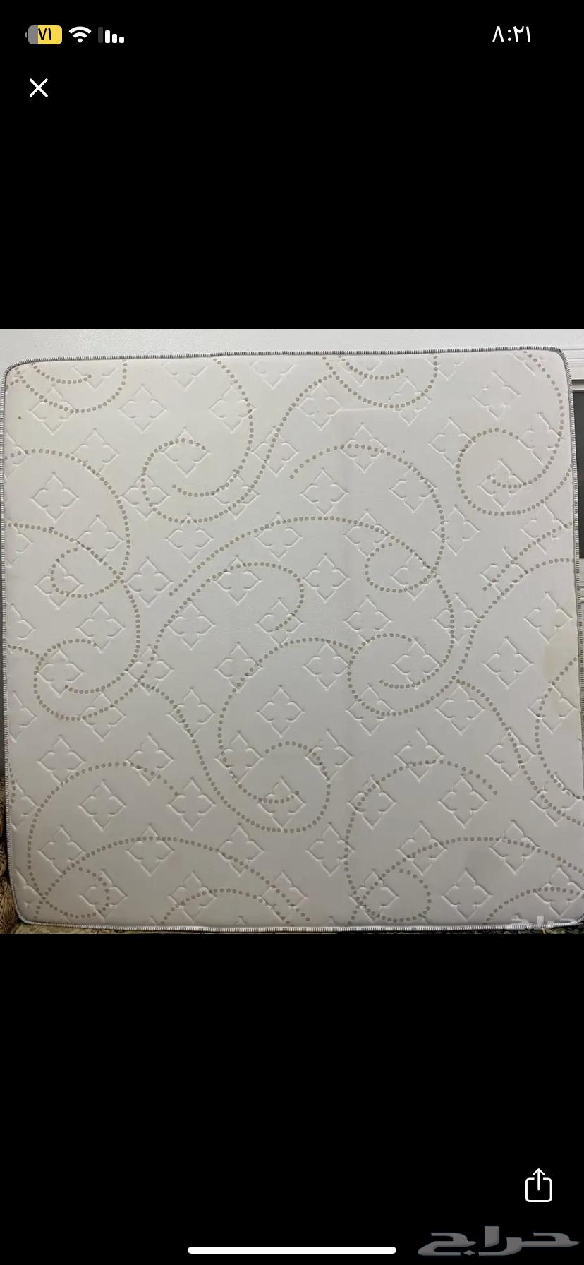 Mattress with large king size pad64501229467777110