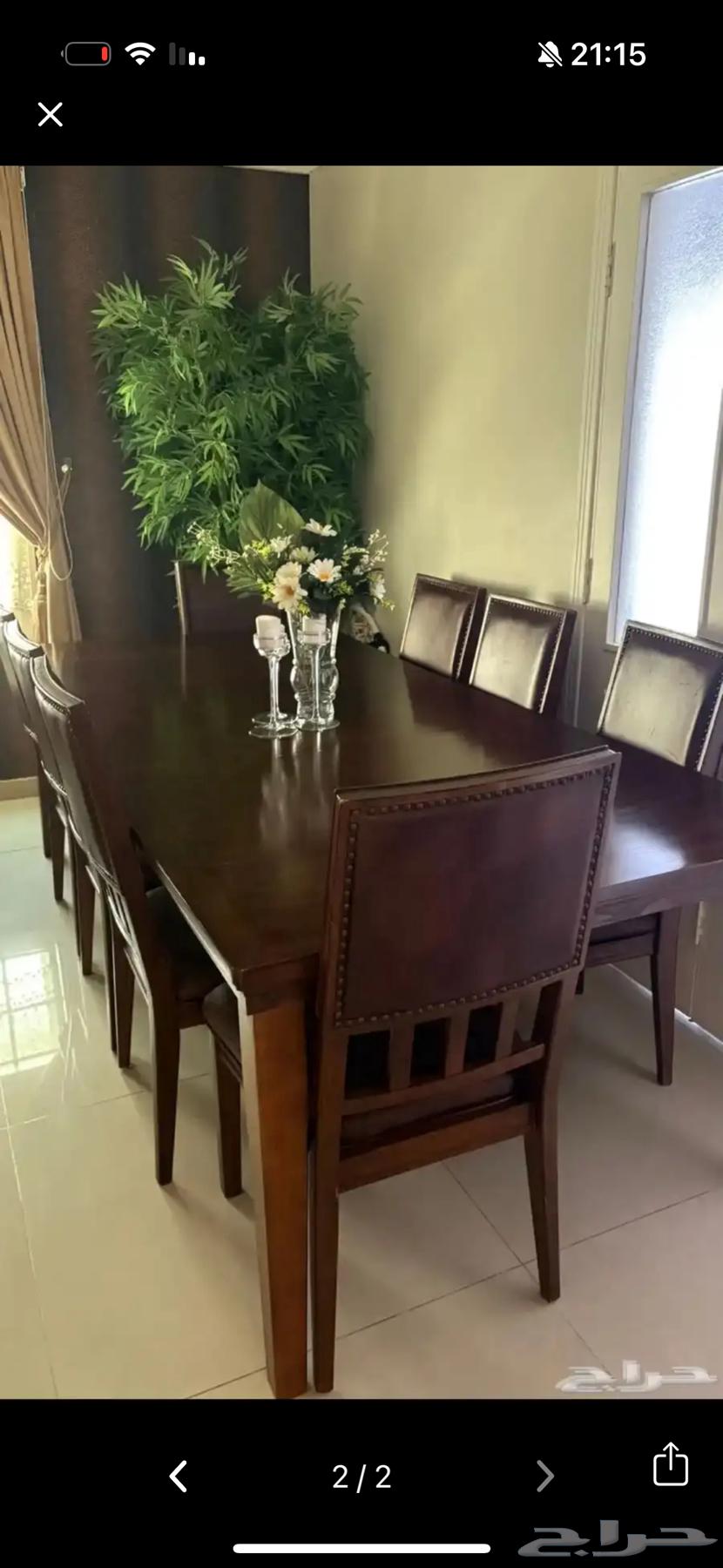 بوفيه و طاوله خشب للبيع64501684291330111