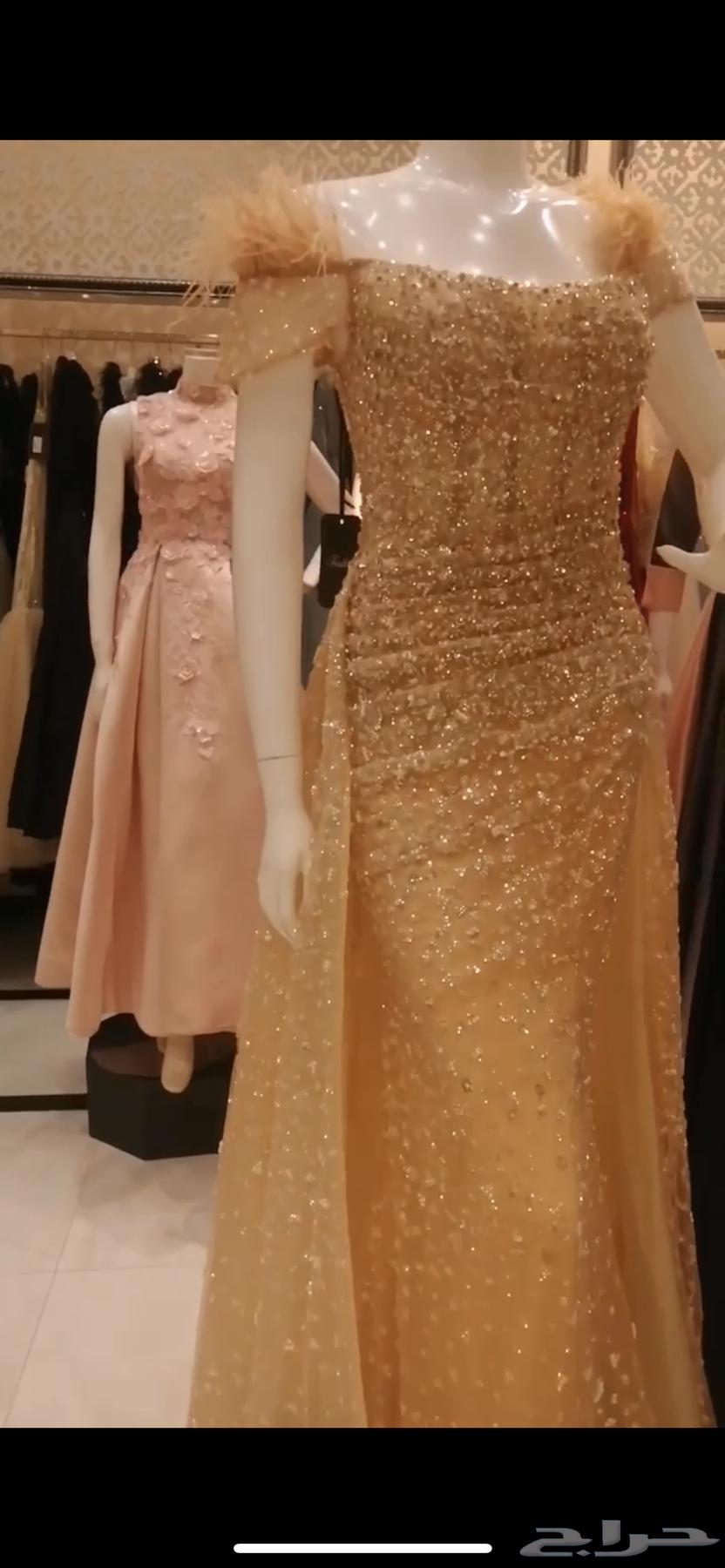 فستان سهرة فخم وراقي جديد و نظيف64499744929153110