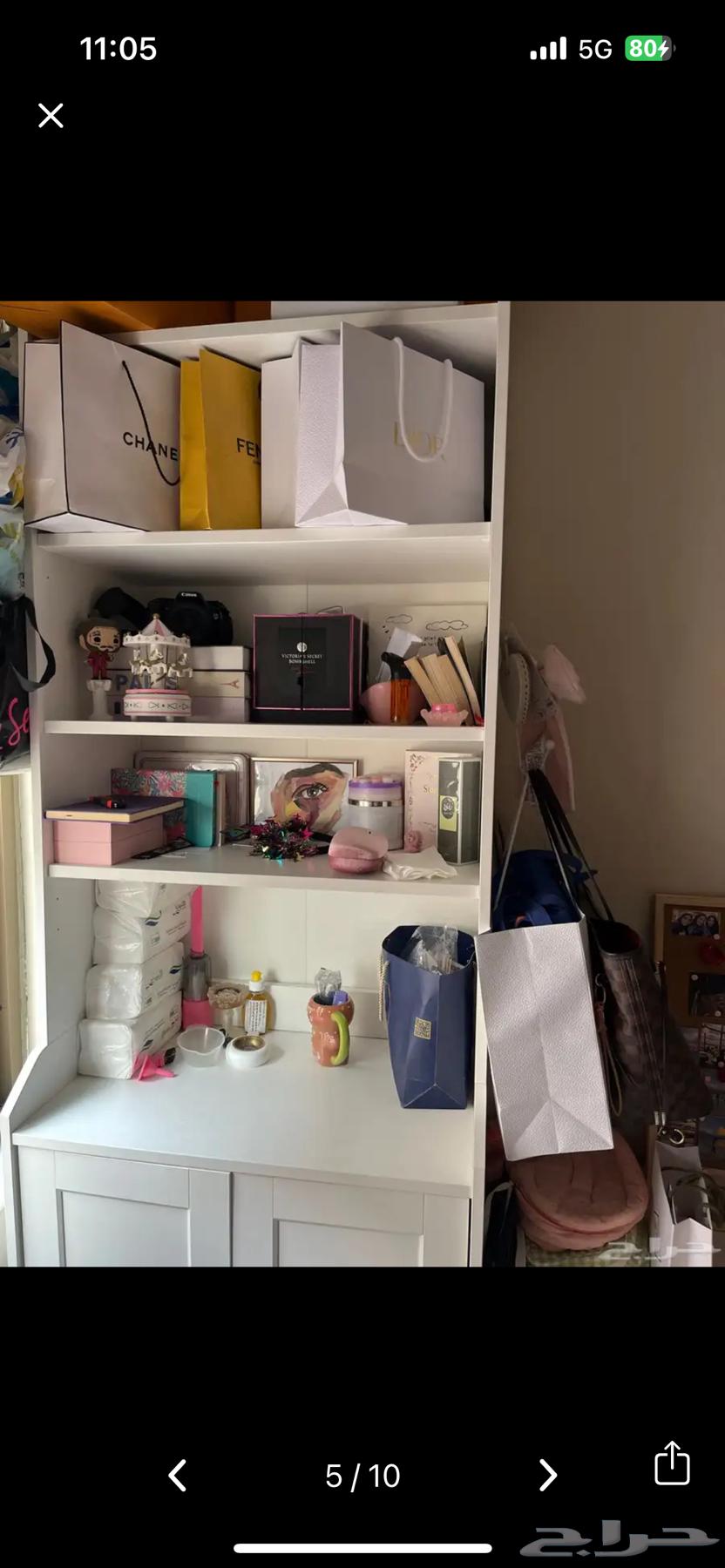 دولاب تلفزيون ودولاب ملابس من ايكيا64497096335362110