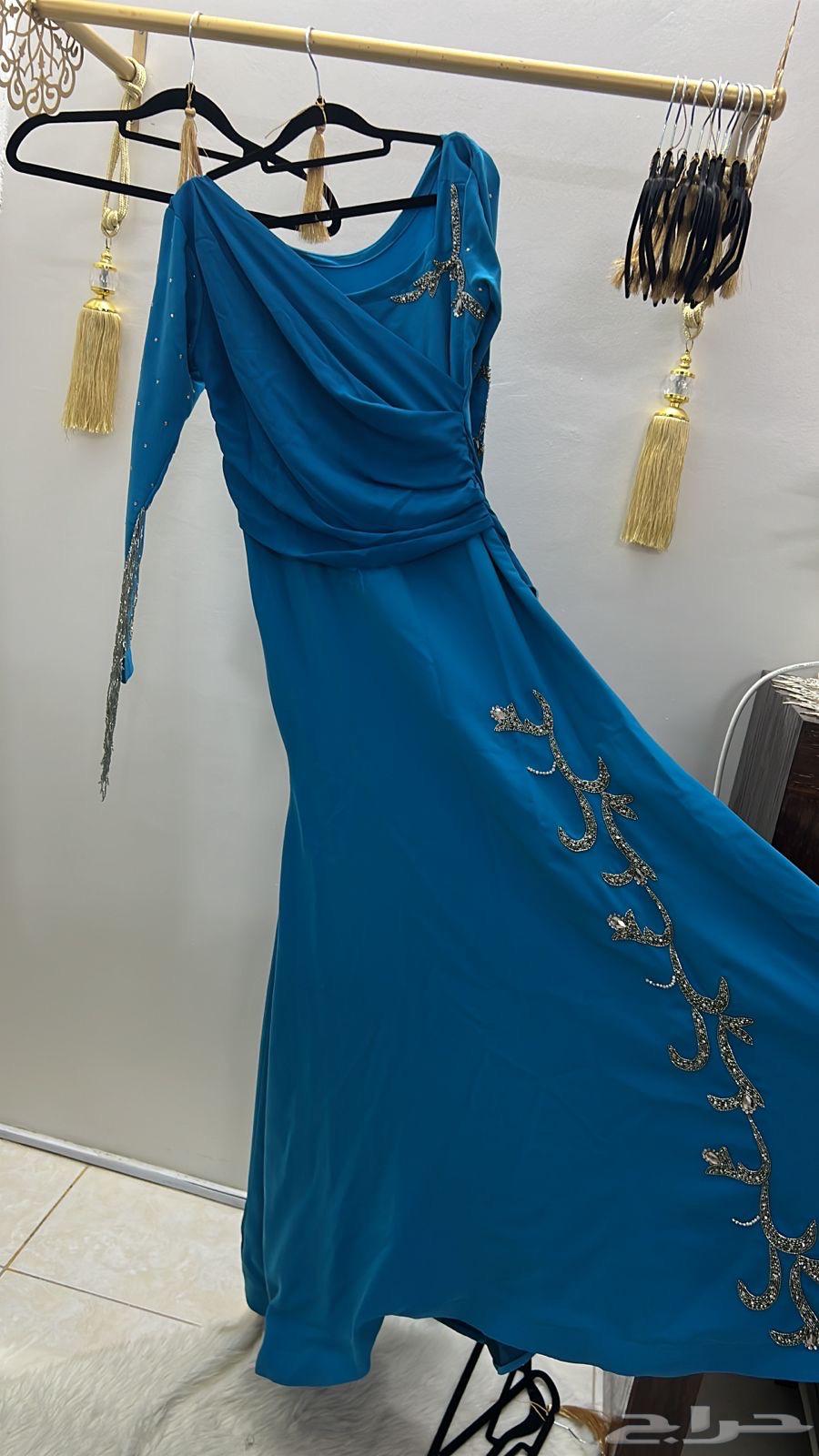 فيستان سهره الون الون ازرق64506899966465112