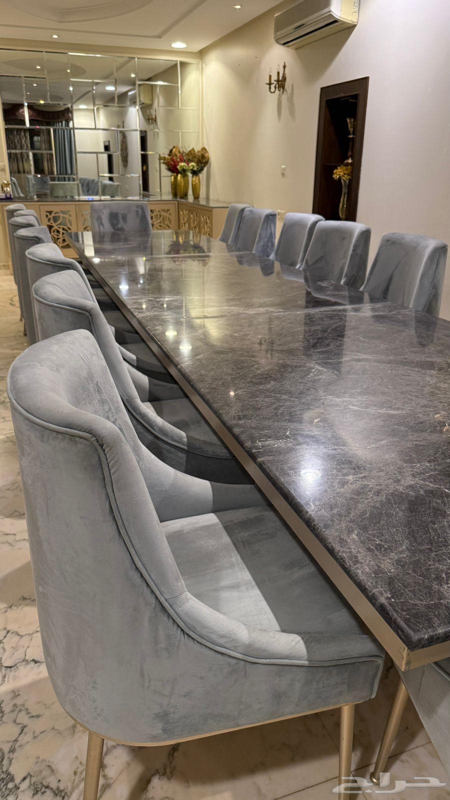 Dining table 18 chairs buffet table64499689502850110