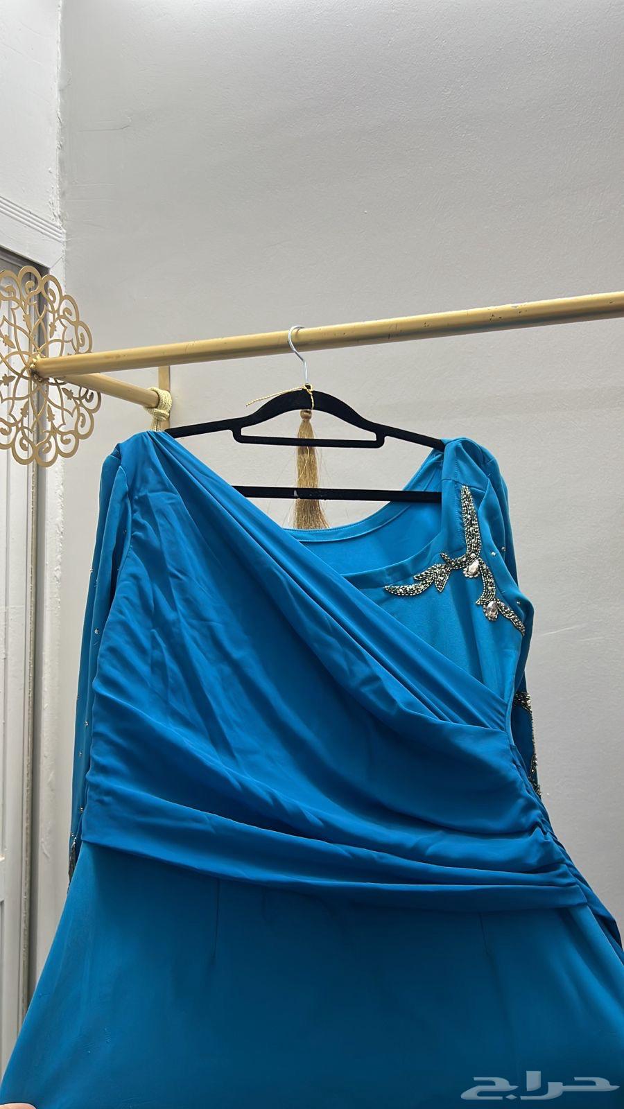فيستان سهره الون الون ازرق64506899966465114