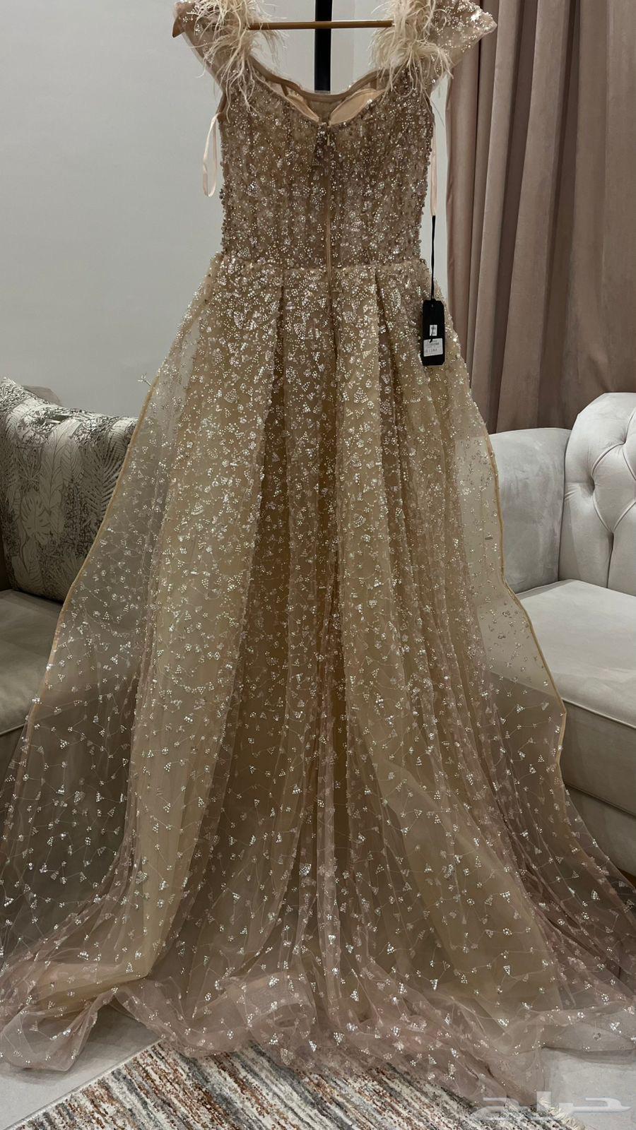 فستان سهرة فخم وراقي جديد و نظيف64499744929153112