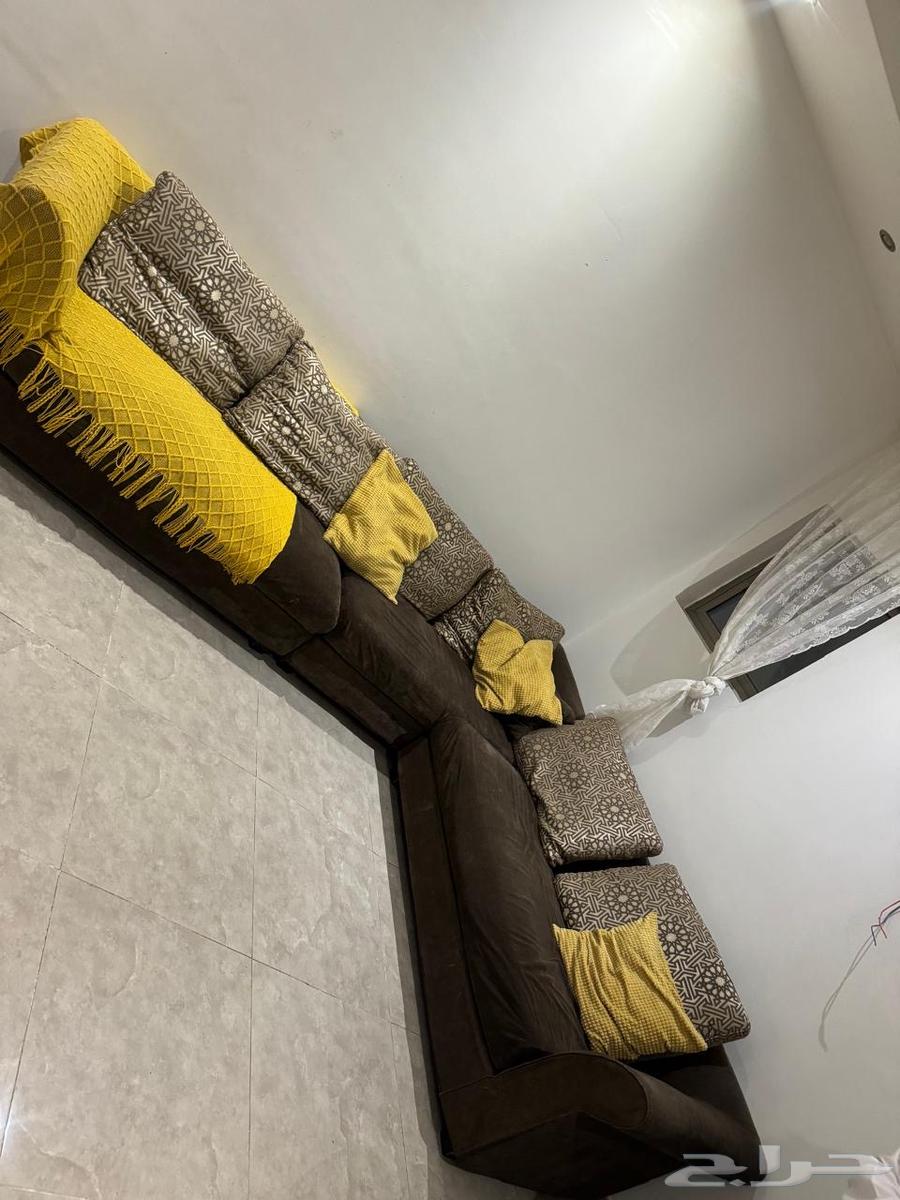 L-shaped sofa with shelf for sale64499228796289111