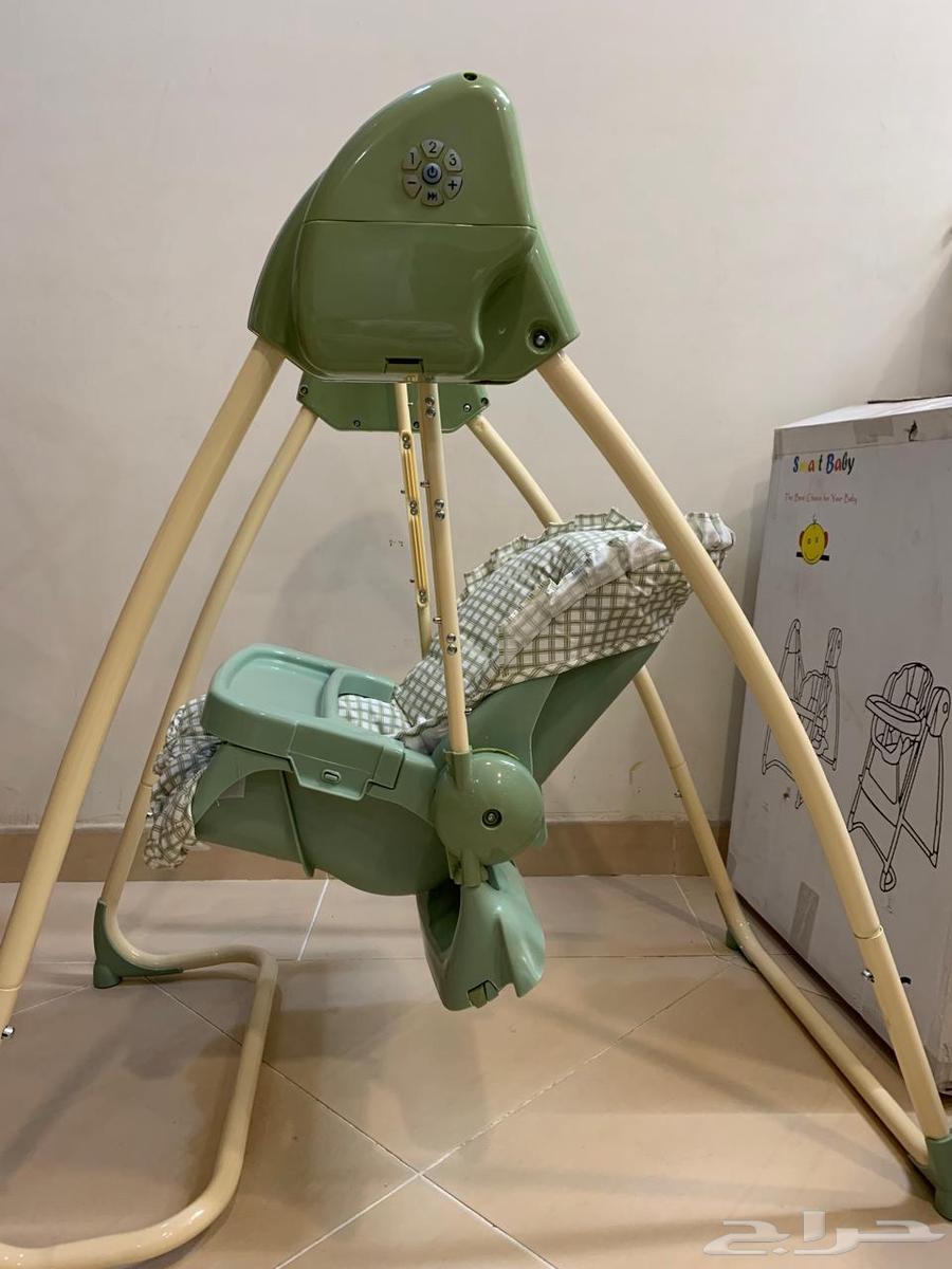 كرسي 2 في 1 طاولة طعام وهزاز للأطفال جديد64502625453057111