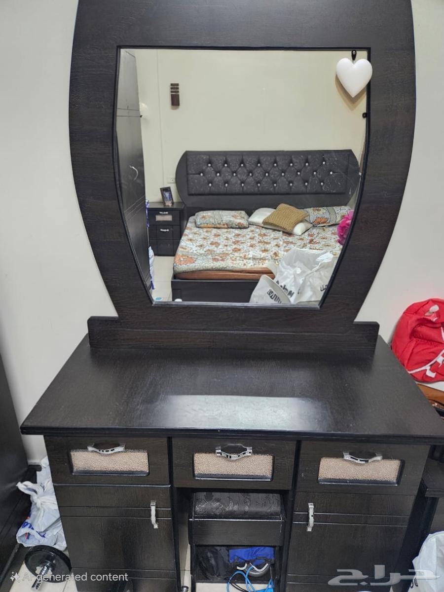 غرفه نوم كامله الوطنيه مع المراتب بحاله جيده جدا64502060176641114