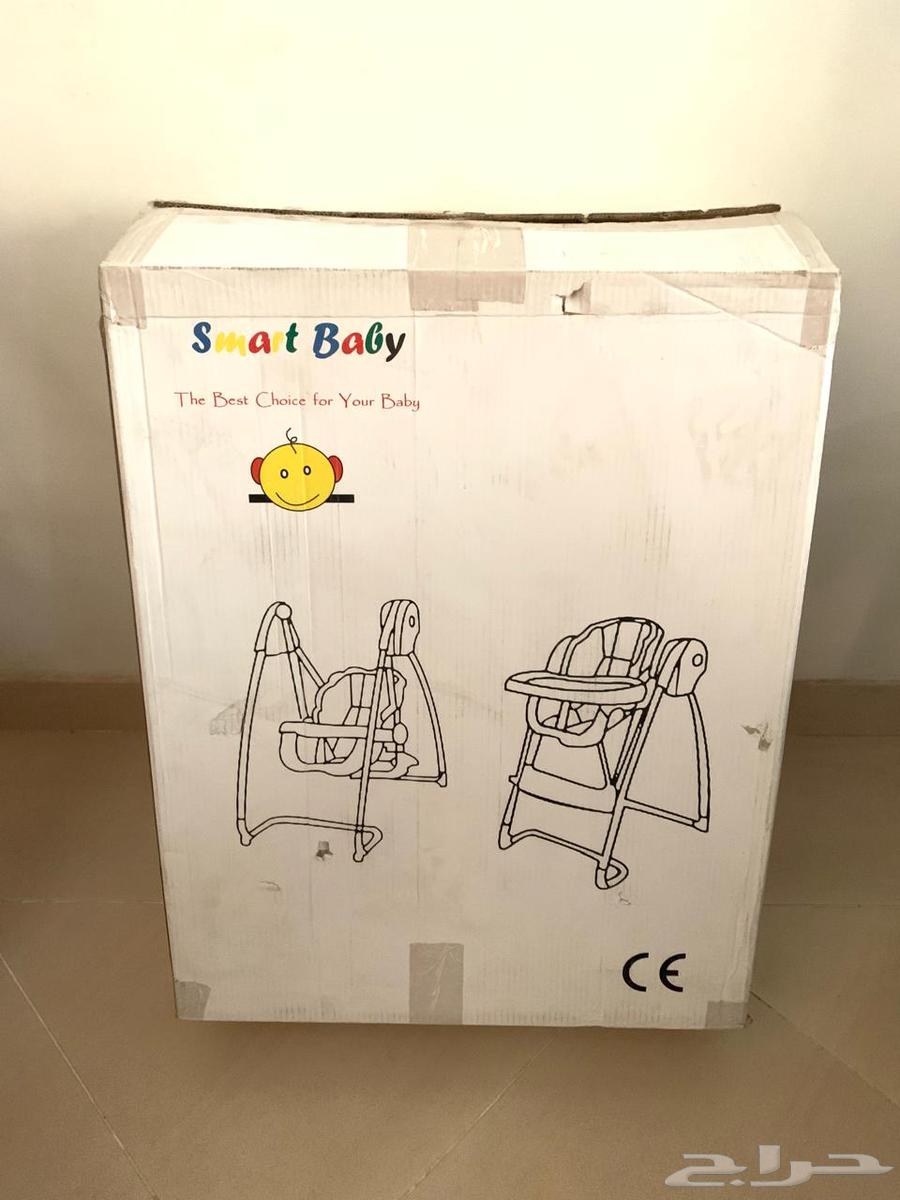 كرسي 2 في 1 طاولة طعام وهزاز للأطفال جديد64502625453057114