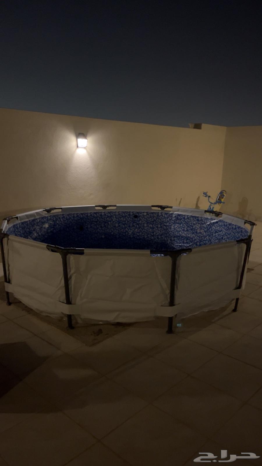 Pool, used only once, selling for 350, bought for 600, selling at this price64504462104706114