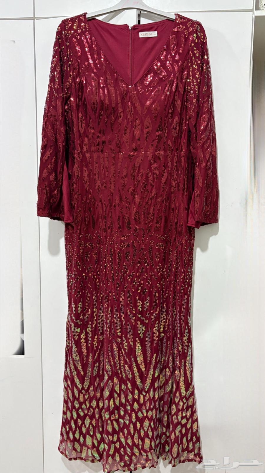 فستان للبيع الاستخدام ولا مره مقاس 2xl64507824077699110