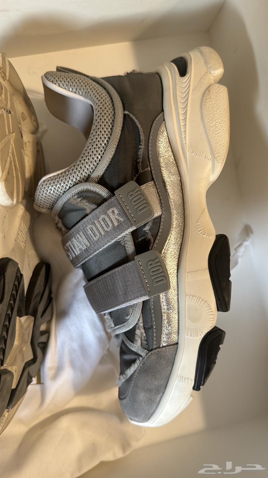 Dior gray and white loafer, light use, almost new, price 270064508551405058111