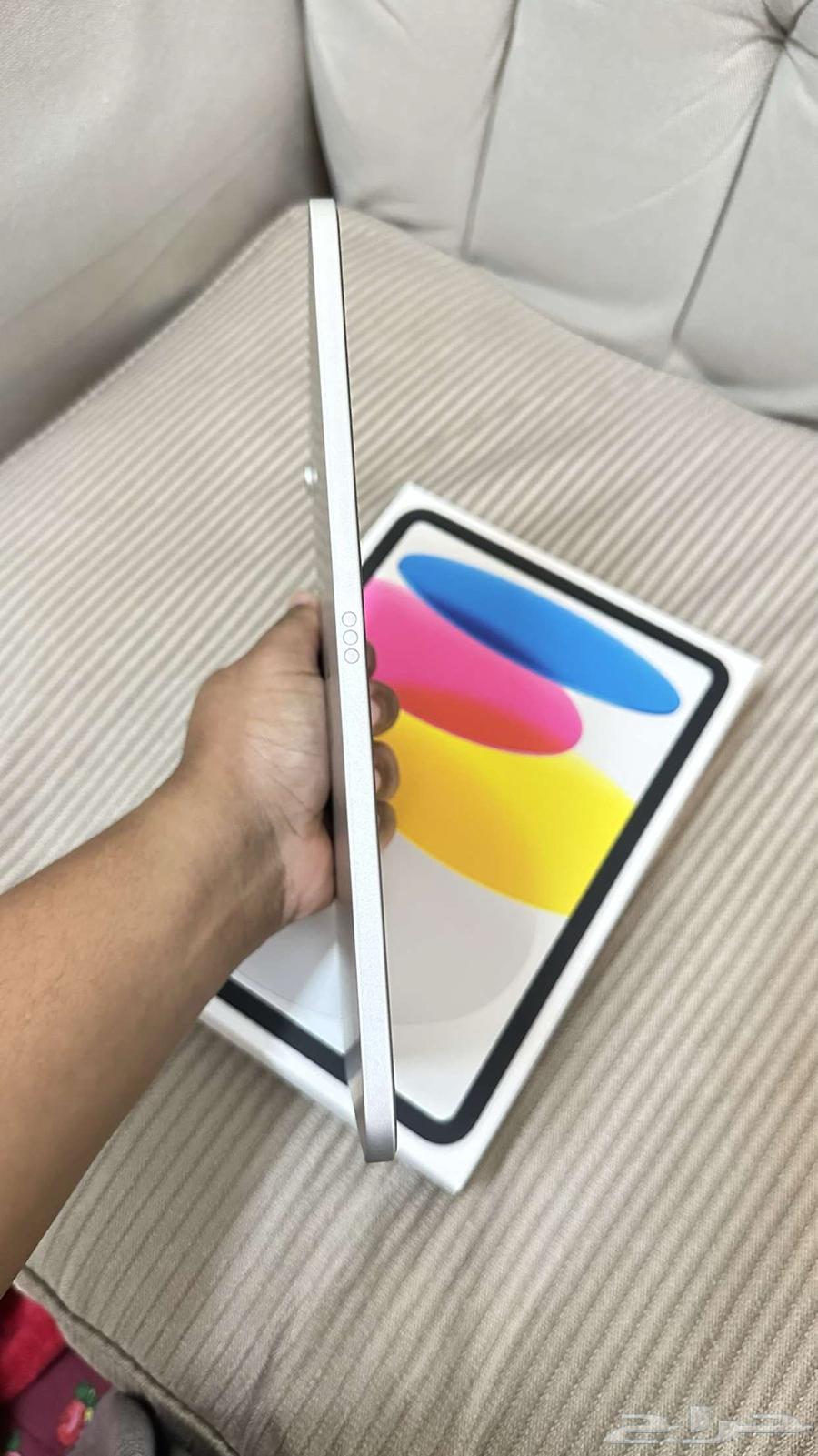ايباد الجيل 10 للبيع لون فضي مدة الاستخدام 3شهور 64 جيجا64507991500033112