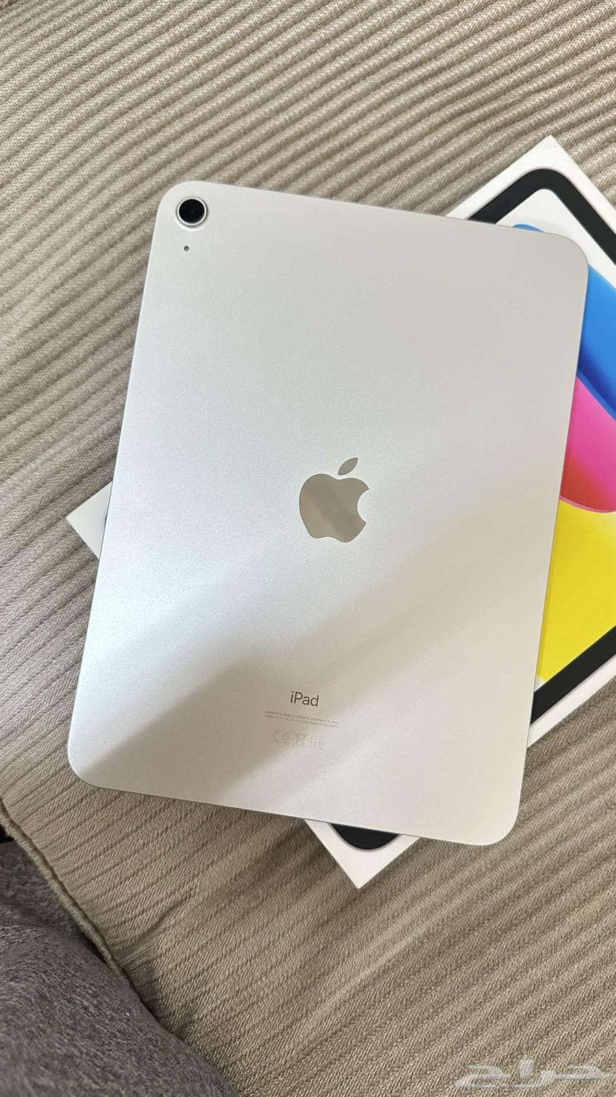 ايباد الجيل 10 للبيع لون فضي مدة الاستخدام 3شهور 64 جيجا64507991500033113