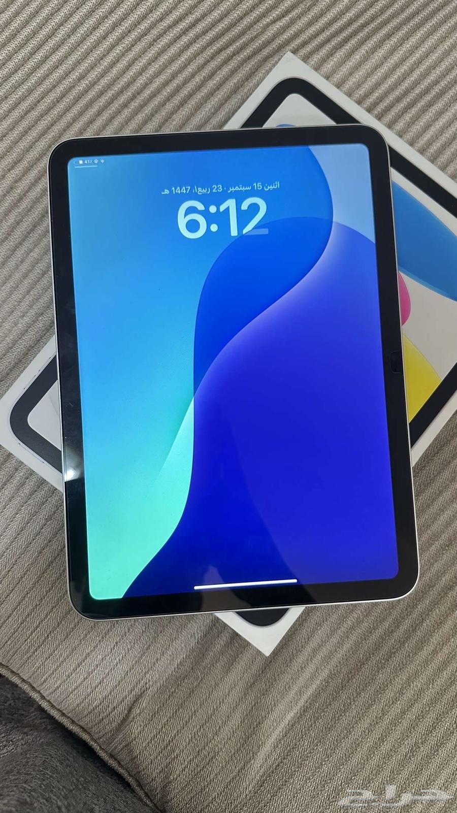 ايباد الجيل 10 للبيع لون فضي مدة الاستخدام 3شهور 64 جيجا64507991500033110