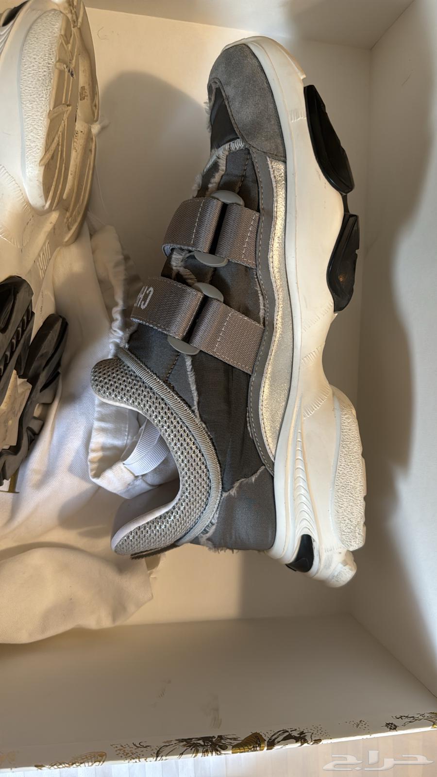 Dior gray and white loafer, light use, almost new, price 270064508551405058112