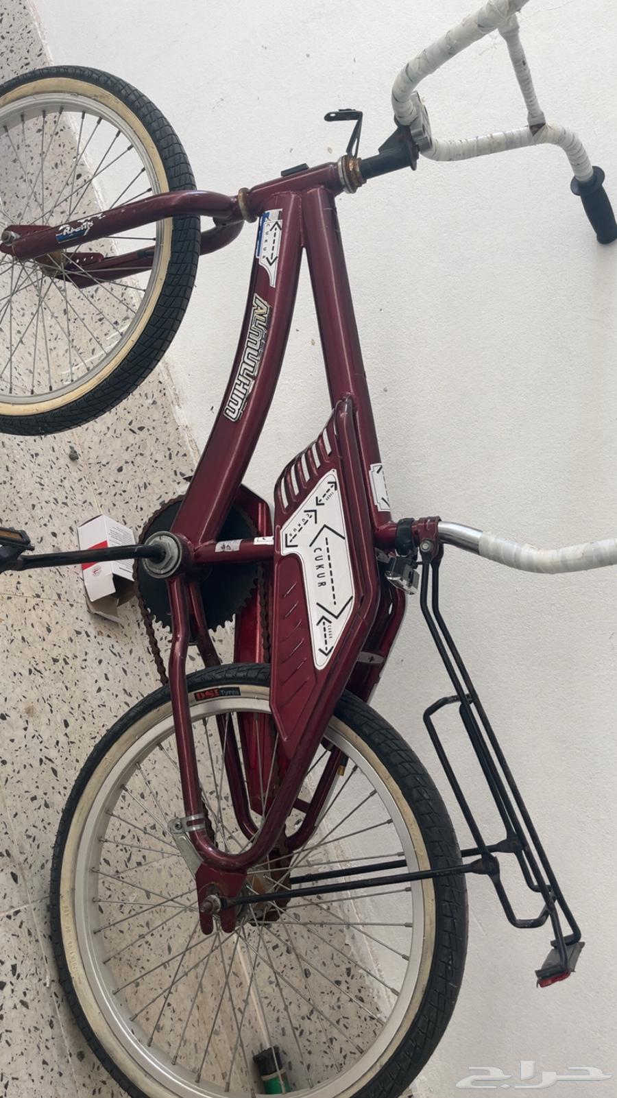 سيكل رامبو صيني للبيع اقل من 210  مب ابيع احمر عنابي64506844498051111