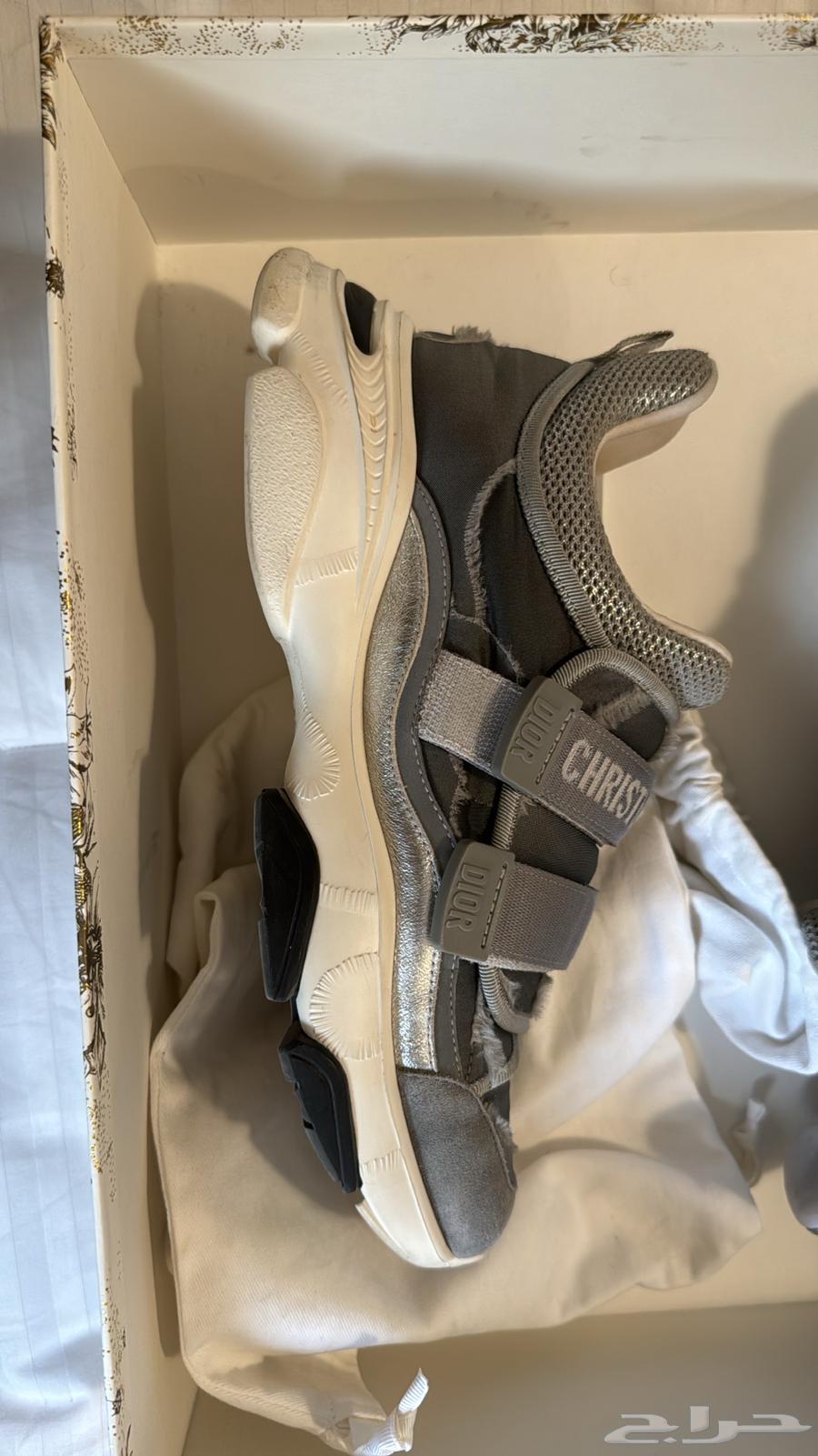 Dior gray and white loafer, light use, almost new, price 270064508551405058110