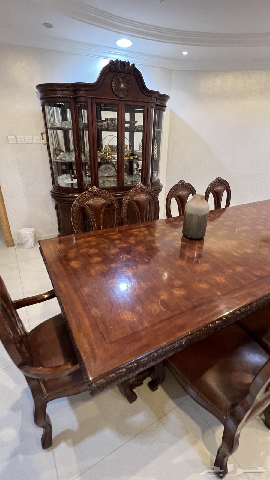 طاوله طعام خشب طبيعي 10 كراسي64508607476866112