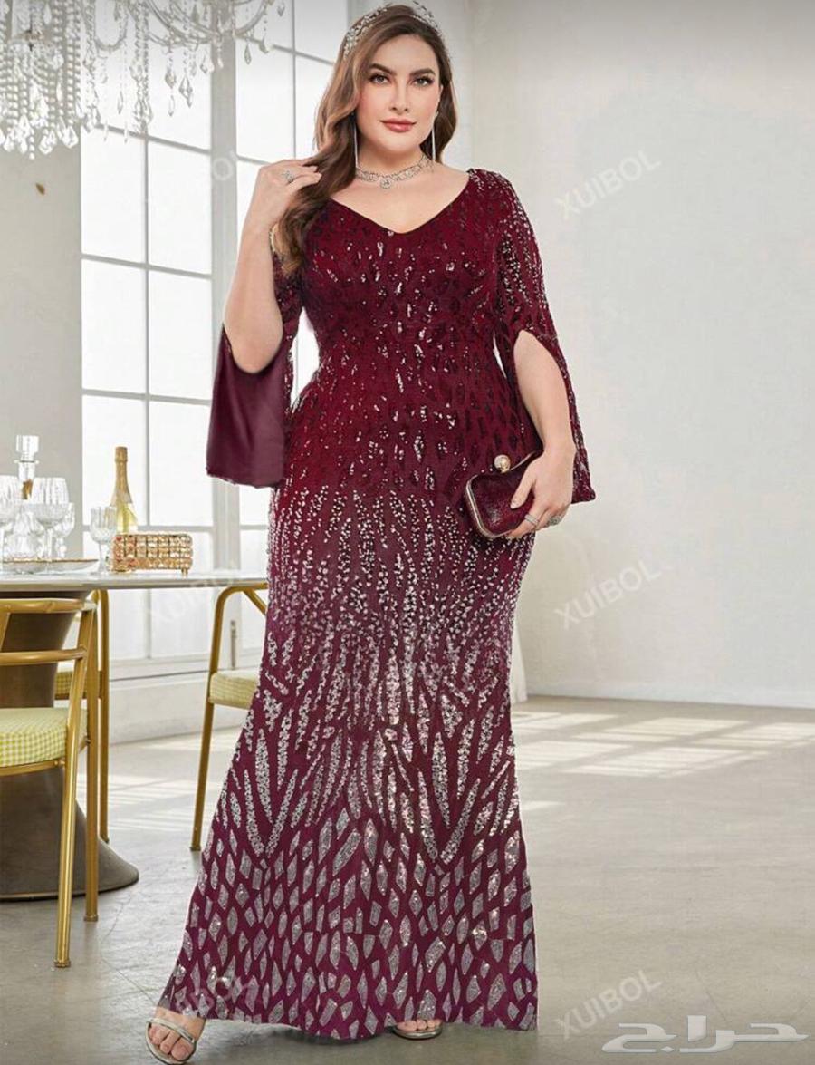 فستان للبيع الاستخدام ولا مره مقاس 2xl64507824077699111