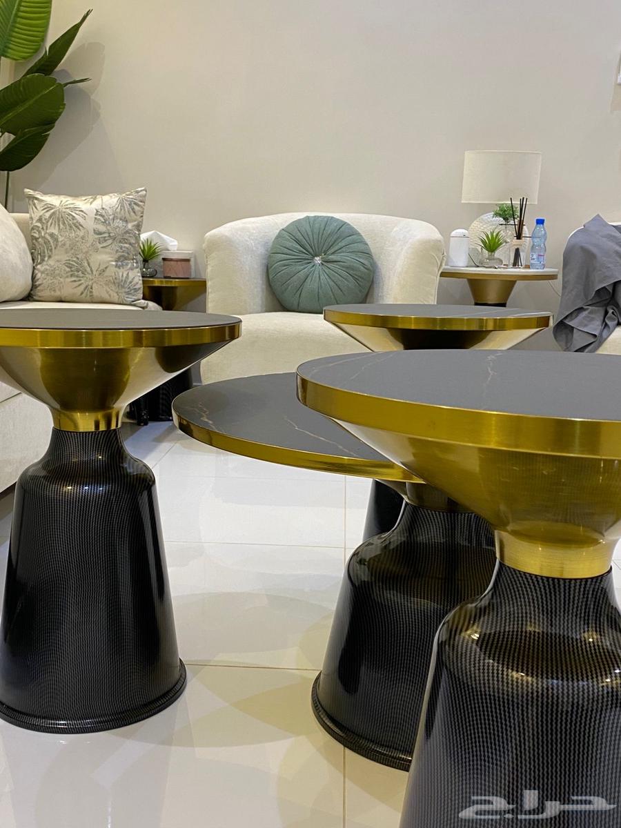 طاولة قهوه مع 4خدمه64508466951810113