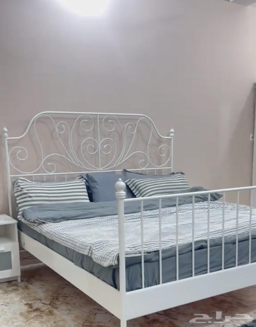 سرير ايكيا 200 160 بدون مرتبه64504283146114110