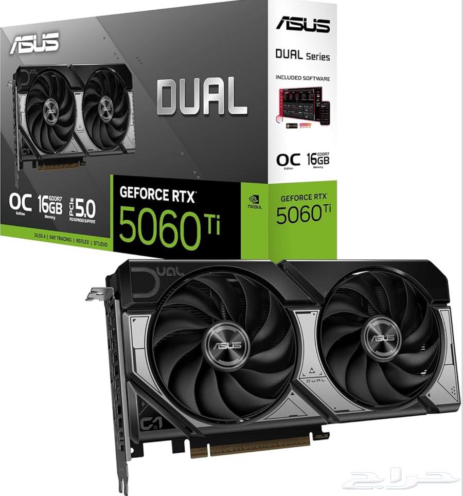 ASUS Dual 5060 Ti Graphics Card and Kingston SSD Storage64506062385666110