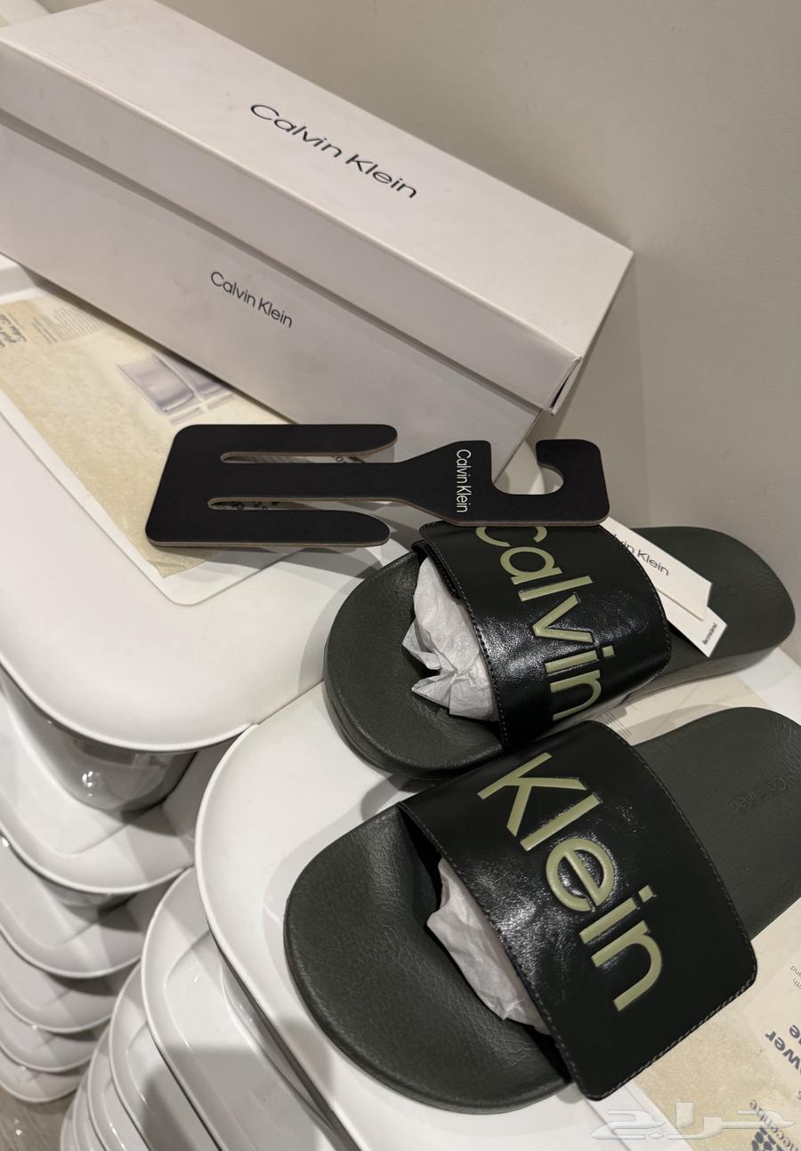 شبشب رجالي جديد ماركه اصليه كالفن كلاين مقاس 4364507137569025111