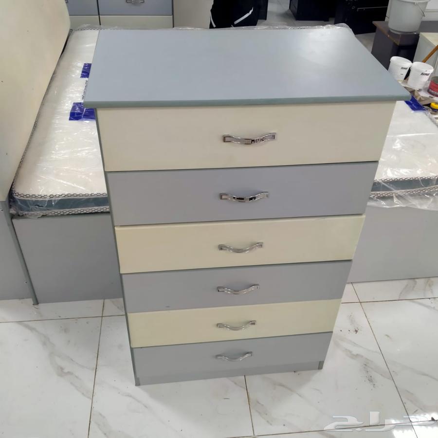 مجموعة غرفة نوم مستعمل كبيرة كاملة مع مرتبة طبية   طبقتين64503036366721114