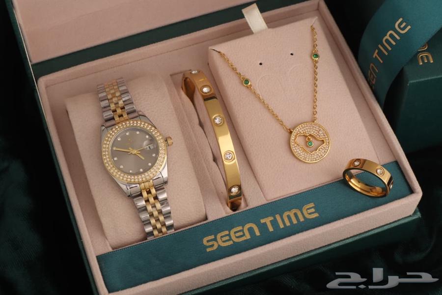 هدايا نسائية عروض اليوم الوطني اطقم ساعات 170  فقط64504722484099112