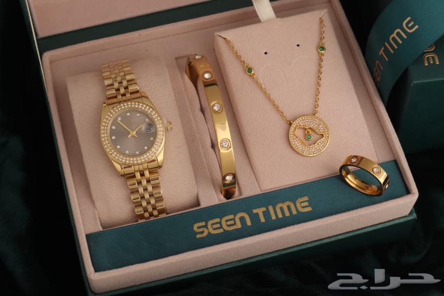 هدايا نسائية عروض اليوم الوطني اطقم ساعات 170  فقط64504722484099114