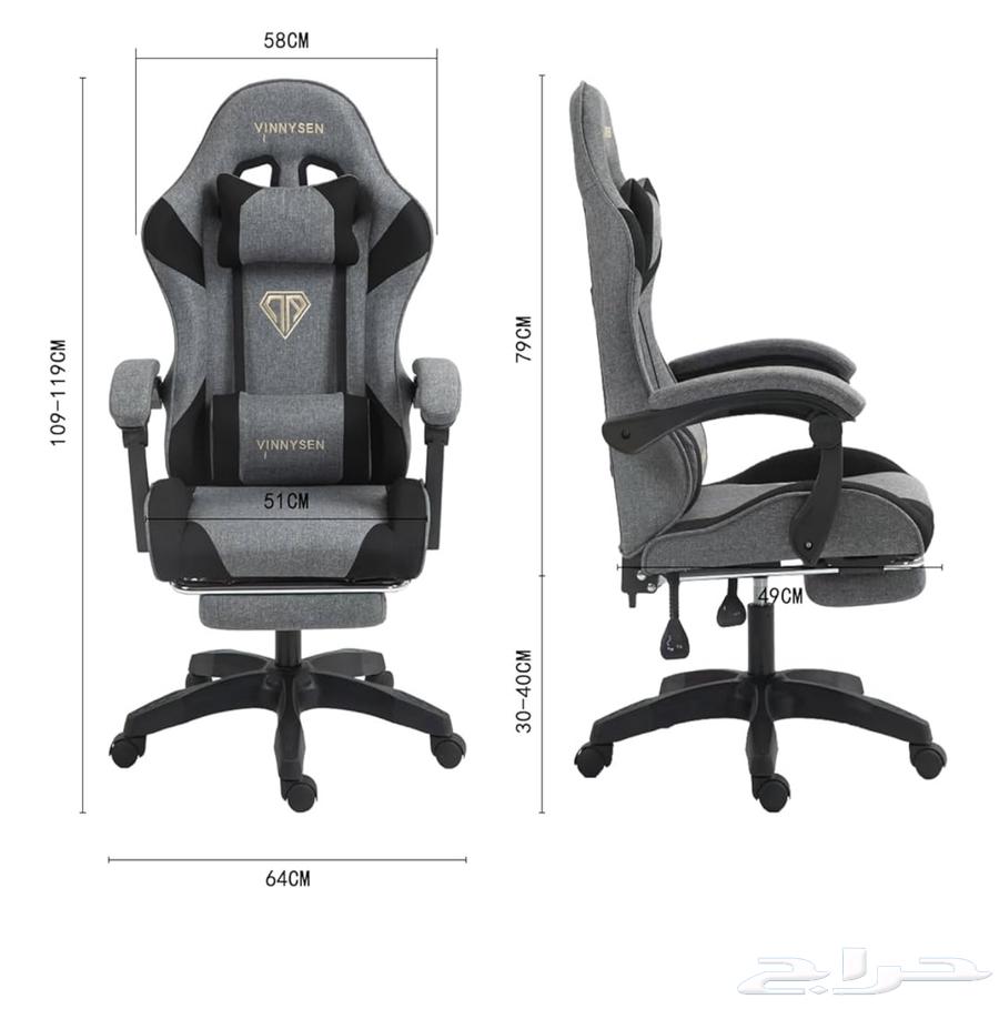 كرسي قيمنق جديد بكرتونه لم يستخدم64507473183106114