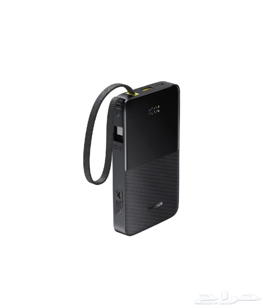 بطارية متنقلة 10 الفmAhبسلك تايب c مدمج وشاشة رقمية من بيسوس64507935666690110