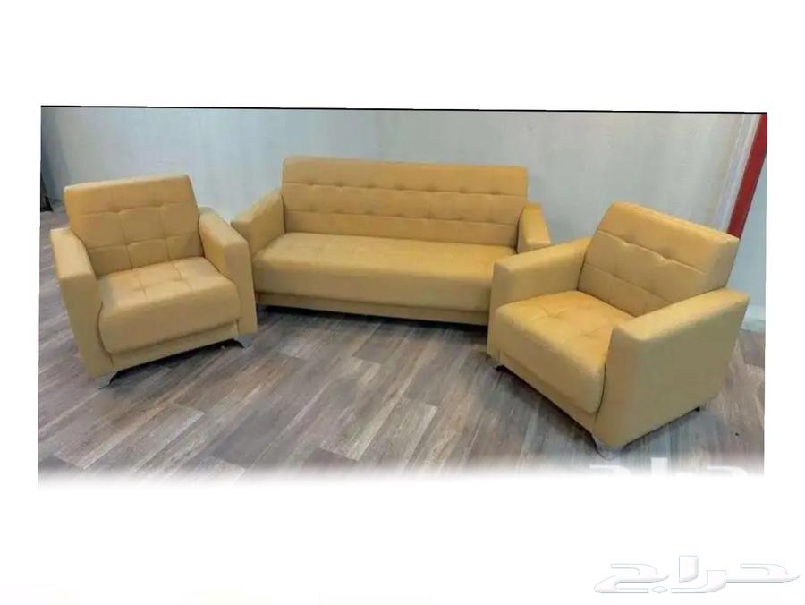 طقم كنب جلد لون اخضر و جلسه انتظار مكتبي64505134741250114