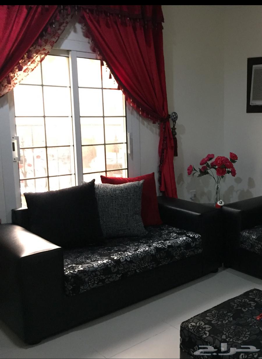 Corner sofa set with 2 curtains, Al Rawdah neighborhood64507361098499110