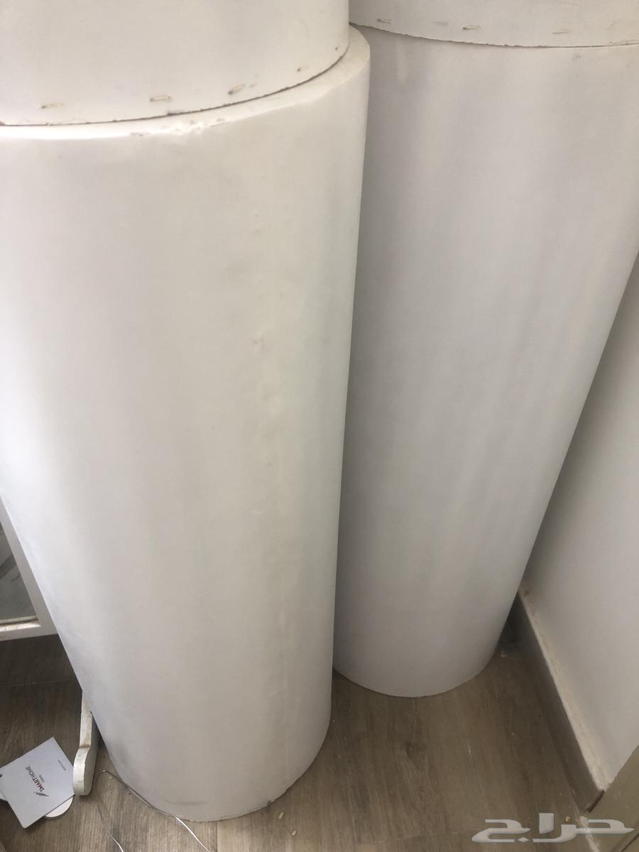 6 large tables that support weight, white color64502954928002111